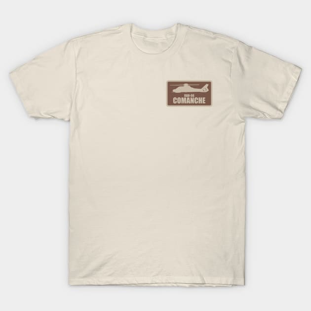 RAH-66 Comanche (Small logo - Desert Subdued) T-Shirt by TCP